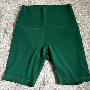 Lululemon Green Align Shorts 7 inch